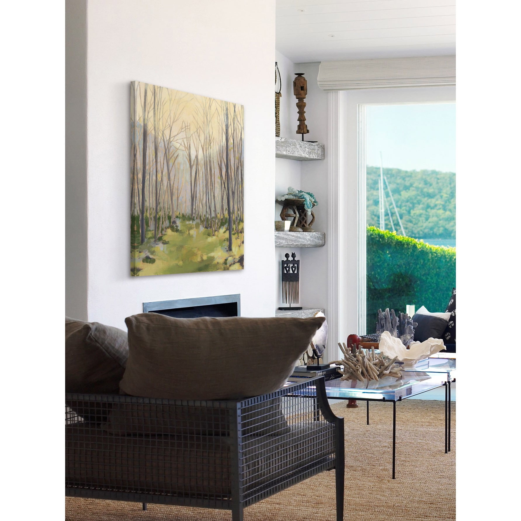 Marmont Hill "Delicate Forest II" Painting Print on Wrapped Canvas