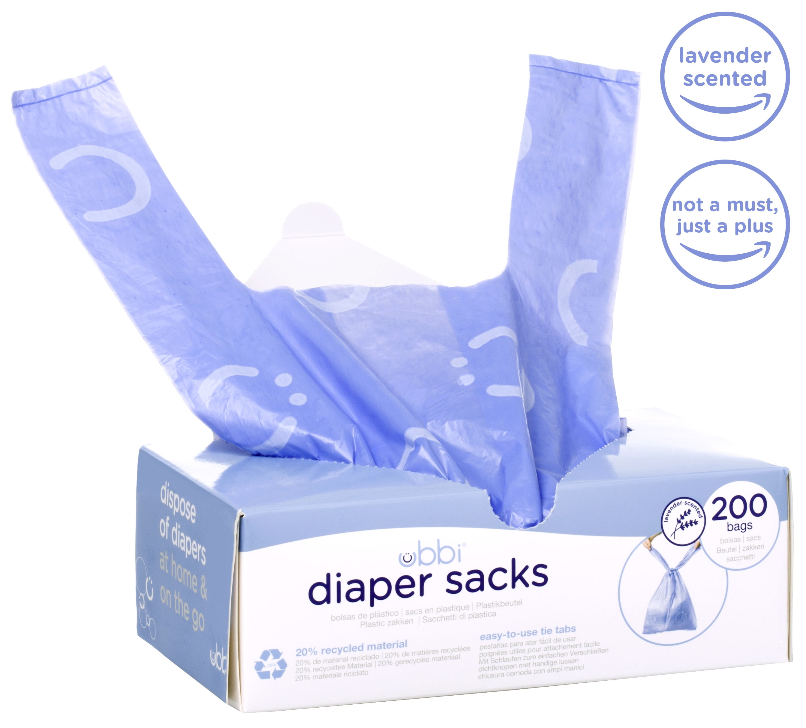 Ubbi Diaper Sacks 200 Ct Walmart Com Walmart Com