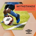 thumbnail image 3 of Umbro Neo Size 4 Soccer Ball for Kids 8-12 Years, Orange, 3 of 13