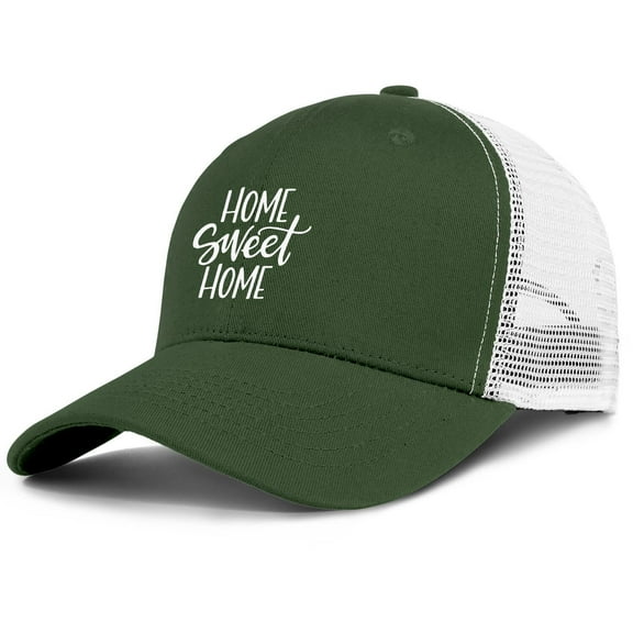 Yzqcckss Green Hats Grid, Breathable, Printed Hats for Men Women