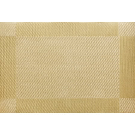 

Homgreen Placemats Heat Insulation Non Slip Plastic Placemats Washable Easy to Clean Woven Vinyl Kitchen Stain Resistant Placemats for Dining Table Set of 1