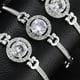 thumbnail image 4 of Zircon Bracelet Bracelet Jewelry High Hardness with Buckle for Anniversary Gift, 4 of 8