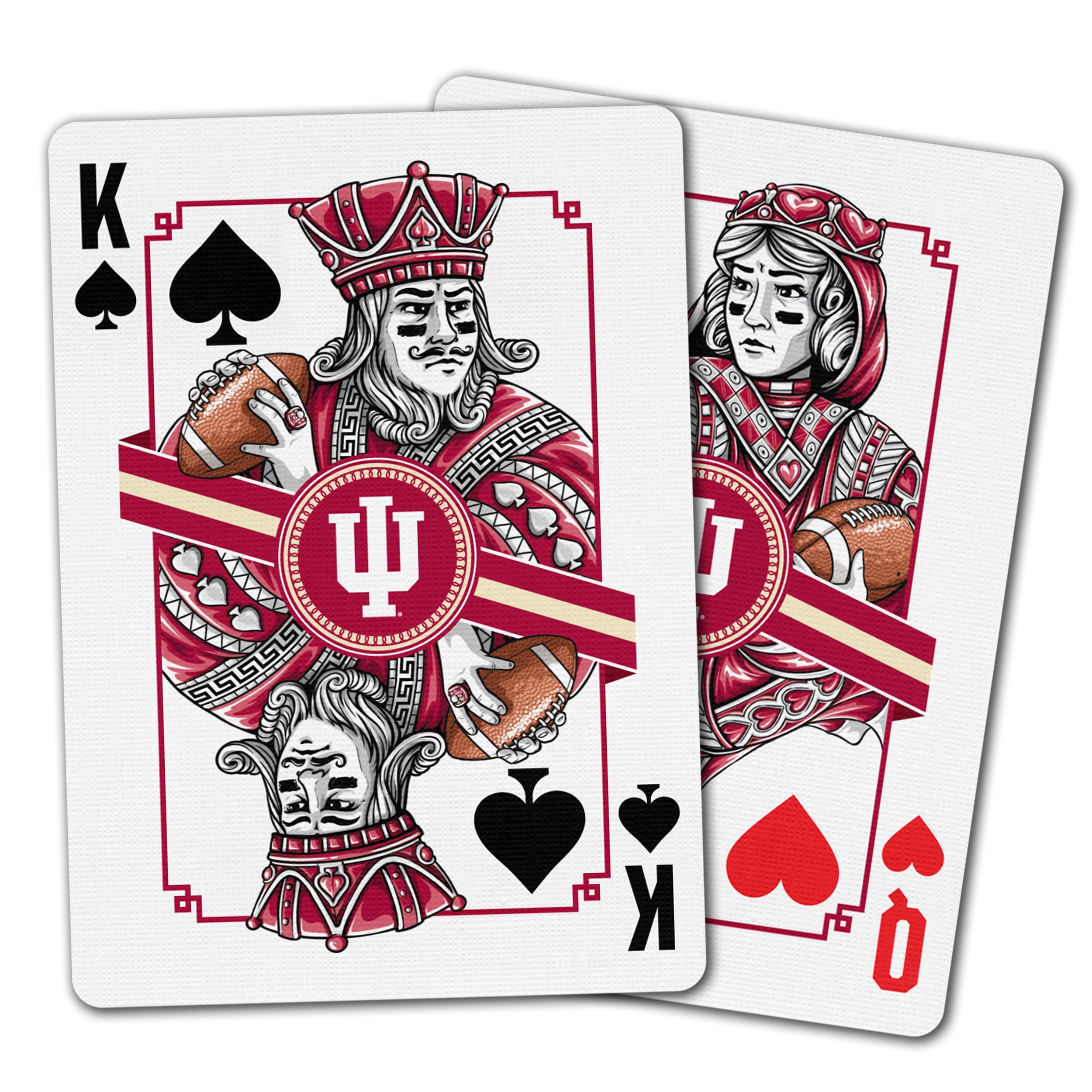 YouTheFan NCAA Indiana Hoosiers Classic Series Playing Cards