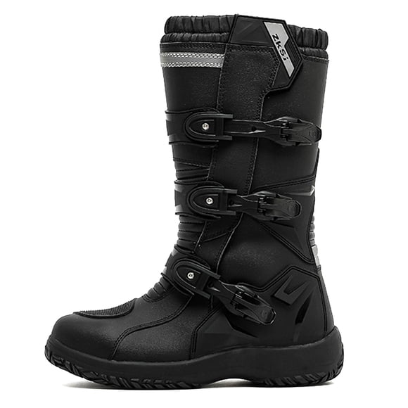 Botas de moto elegantes: diseño clásico, cómodas y transpirables, adecuadas tanto para desplazamientos diarios como para conducción informal.,Negro,37