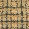 thumbnail image 1 of Ahgly Company Indoor Square Abstract Metallic Gold Abstract Area Rugs, 3' Square, 1 of 6