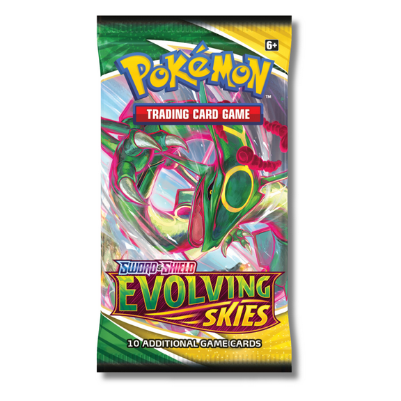 Pokemon Sword & Shield Evolving Skies Booster Pack | Rayquaza