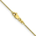 thumbnail image 3 of Auriga Fine Jewelry 10K Yellow Gold .85 mm Spiga Chain Necklace for Women 18", 3 of 7