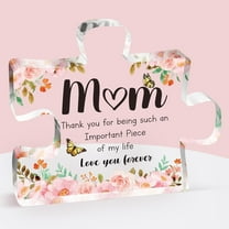 Christmas Gifts for Mom - Acrylic Puzzle Plaque, Mom Christmas Gifts, Mom Gifts from Daughter/Son, Gifts for Mom, Birthday Gifts for Mom, Cadeau Maman 3.3×3.9 inch.