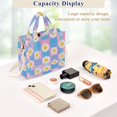 thumbnail image 5 of FORMRS Womens Corduroy Tote Bag Crossbody Shoulder Handbag with Pocket, Playful Daisy, 5 of 7