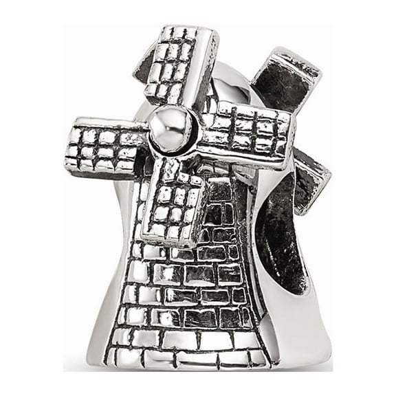 925 Sterling Silver Reflections Windmill Bead; for Adults and Teens; for Women and Men