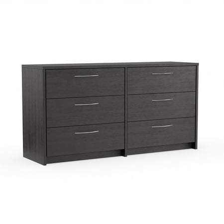 Homestar North America Llc 6 Drawer Dresser With Brushed Nickel