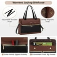 thumbnail image 5 of LOVEVOOK Laptop Bag for Women 15.6 Inch Tote Work Professional Leather Computer Briefcase Waterproof Handbag Shoulder Large Capacity Business Teacher Office Crossbody Purse, 5 of 6