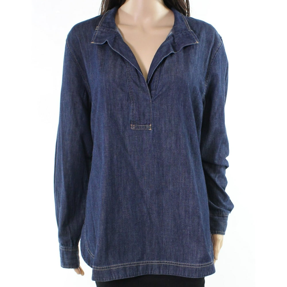 ralph lauren denim top