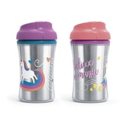 NUK by First Essentials Insulated Cup-like Rim Sippy Cup, 9 oz., 2-Pack