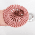 thumbnail image 3 of Tapón de silicona duradero para atrapar el pelo, tapa de desagüe de ducha, fácil de instalar y limpiar, apto para baño, bañera y cocina, 3 of 5