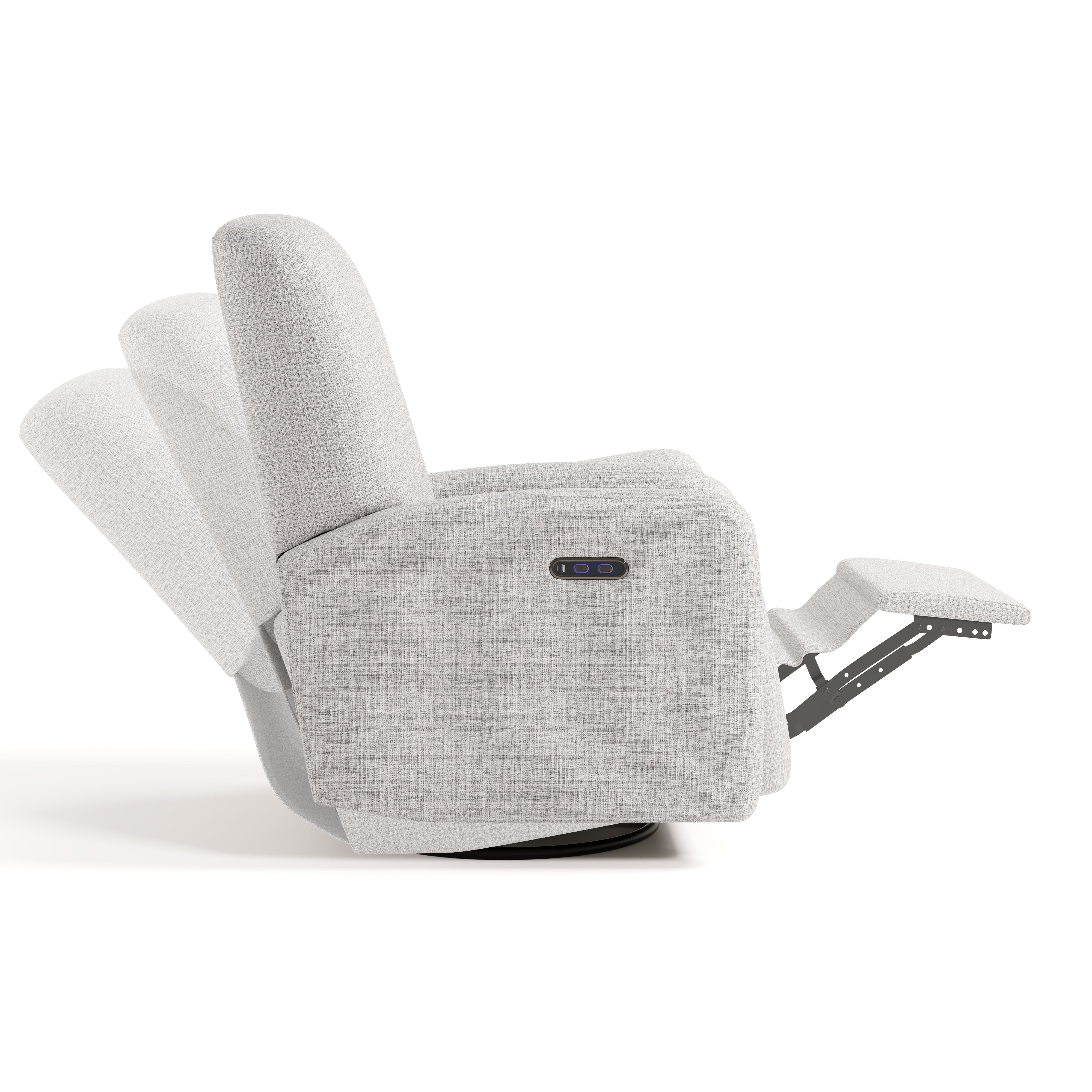 Graco Bellwood Power Recliner Swivel Glider, Steel Basketweave