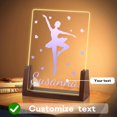 thumbnail image 3 of Luz de noche de ballet personalizada para niñas, regalos de cumpleaños de Navidad para niños personalizados, luz de noche de acrílico, decoración de guardería para bebé, lámpara de noche, regalos únic, 3 of 6