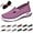 Pink, variant on Women's Comfortable Breathable Knitted Sneakers,Women's Cut-Out Sneakers, Lightweight Outdoor Casual Orthopedic Breathable Soft Slip On Flat Shoes
