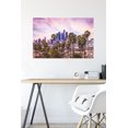thumbnail image 6 of Cityscapes - Los Angeles, California Pastel Wall Poster, 22.375" x 34", 6 of 6