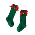thumbnail image 4 of FAIWAD Christmas Socks for Girls Stretchy Knee High Socks Cute Over Knee Stockings Casual Tube Socks, 4 of 4