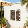 thumbnail image 6 of Ckraxd 4Pcs Wooden Leaves Wall Decor, Openwork Hanging Decorations, Rustic Home and Garden Accents, Summer Indoor Outdoor Decor, Perfect for Parties and Celebrations, 6 of 6