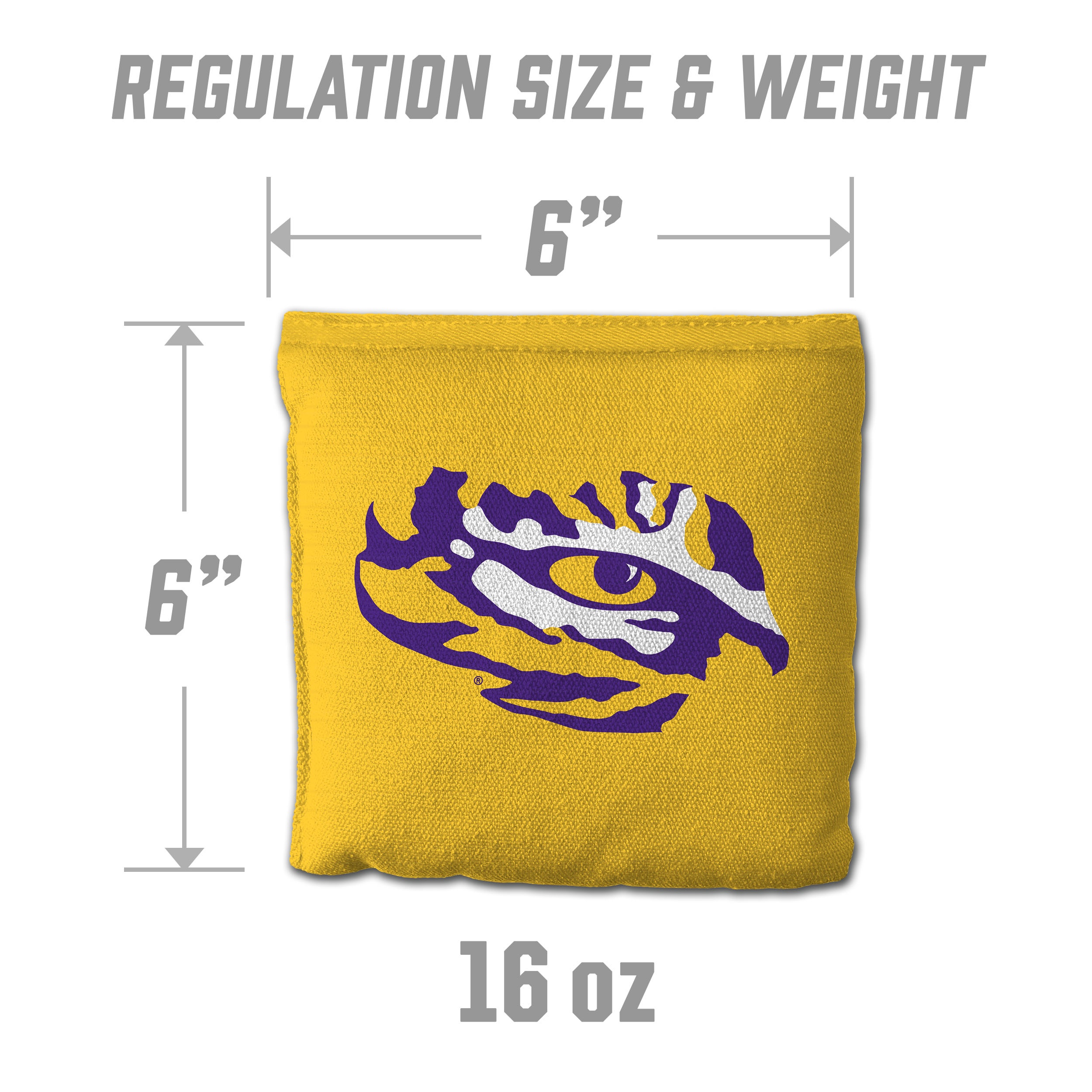LSU Tigers 8pk Licensed Cornhole Bags