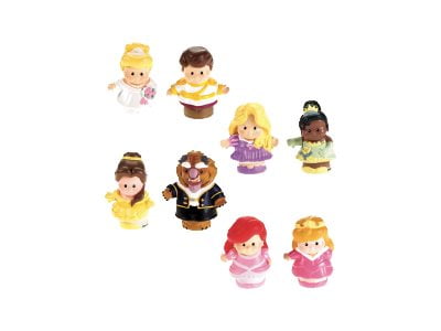 Fisher Price Little People Disney Princess Belle & Prince Adam Beauty and Beast 