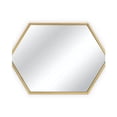 thumbnail image 3 of Marcellyn Mirror with metal gold frame, 3 of 3
