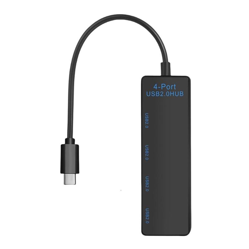 ANXPTIME Type C USB Hub Expands To 4 USB2.0 Port For Computers And Devices Charging