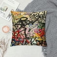 thumbnail image 2 of Autua Graffiti Art Decorative Throw Pillow Cover for Home Couch Living Room Sofa, Aesthetic Pillowcase 1PC 12x12in, 2 of 5