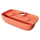 thumbnail image 4 of Alfombrilla de silicona para grifo de fregadero de cocina, recogedor de agua, escurridor de fregadero Naranja, 4 of 9