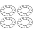 thumbnail image 1 of 4 espaciadores de rueda de aluminio, placa de cuña, espaciadores de rueda automáticos, perno de 3 mm para 4X100 4X114.3 5X100 5X108 5X114.3 5X120, 1 of 5