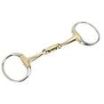 thumbnail image 1 of Horse  Snaffle Bit, Horse Loose  Snaffle Fine Workmanship 135mm Silver Practical Copper Hinge  for Farm, 1 of 7