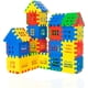 thumbnail image 1 of Juguetes de bloques de construcción entrelazados para niños - Juego de juguetes educativos de bloques de construcción para niños pequeños 100 PCS 5.5 * 5.5 CM colorido, 1 of 5