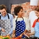 thumbnail image 3 of delantal de cocina de mujer, delantal de estrellas con bolsillo, delantal de mujer ajustable, delantal de cocina de mujer, para mujeres que cocinan trabajo doméstico, para cocinar u hornear Ormromra LKX-1437-1, 3 of 9