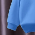 thumbnail image 5 of Hessimy Toddler Boys Girls Spring Summer Cute Cartoon Print 2Pcs Long Sleeve Sleepwear Pajamas, Cute Sleep Pattern(Blue,8-9 Years), 5 of 7