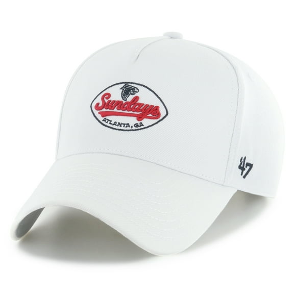 Men's '47 White Atlanta Falcons Sundays Offside Adjustable Hat