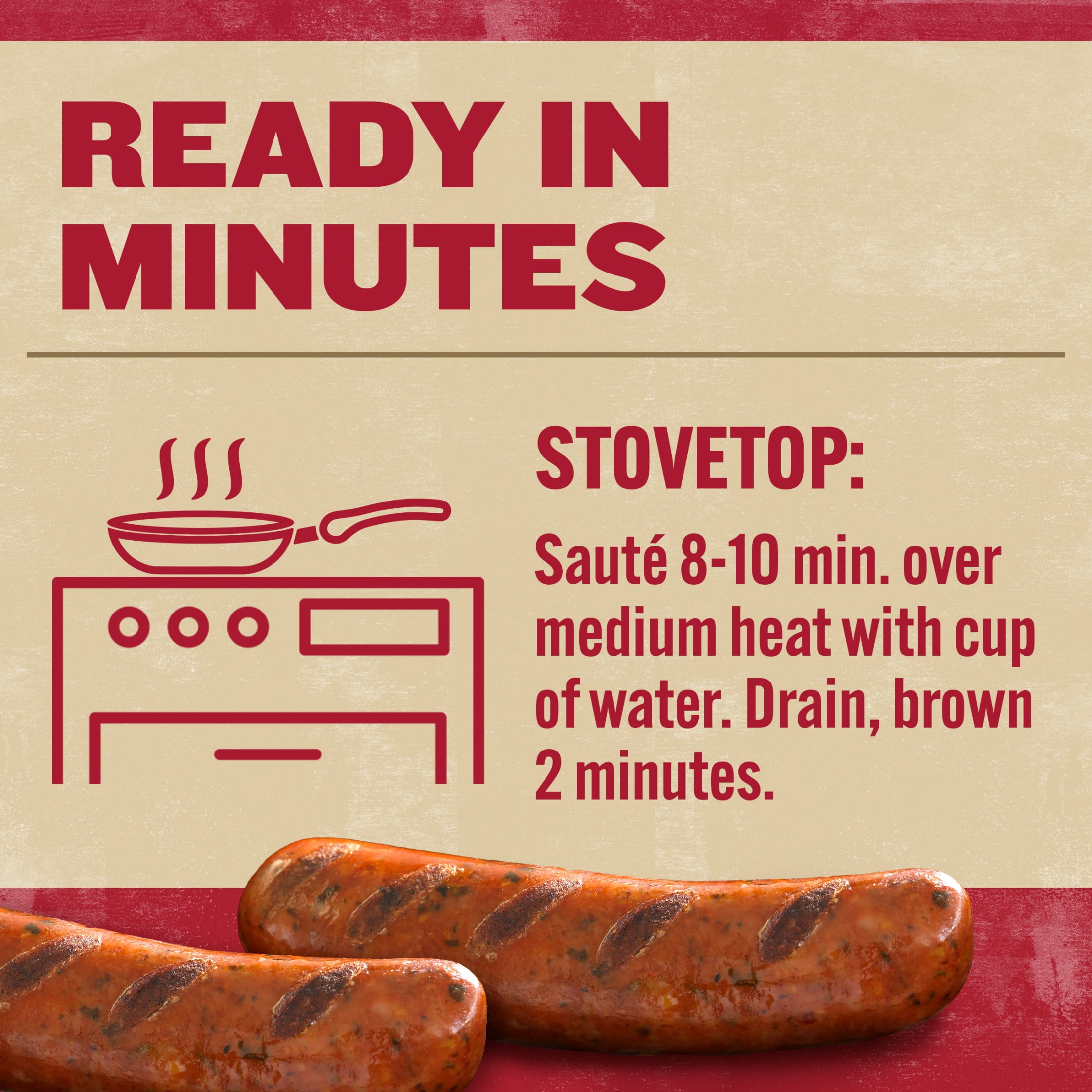 Wright Brand Real Wood Smoked Applewood Smoked Sausage, 12 oz, 4 Count (Refrigerated)