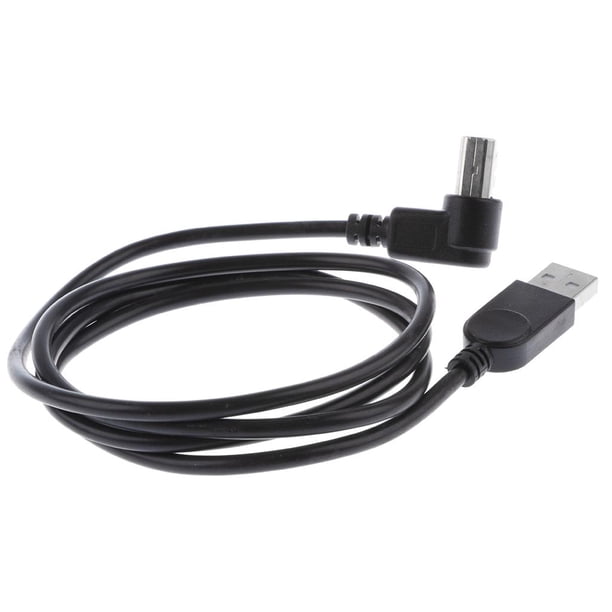 El Varón Del ángulo USB Del ángulo 90 degree A B Mecanografía La Línea De Extensión Del Convertidor Para La Impresora Hugo Cable adaptador macho tipo B USB