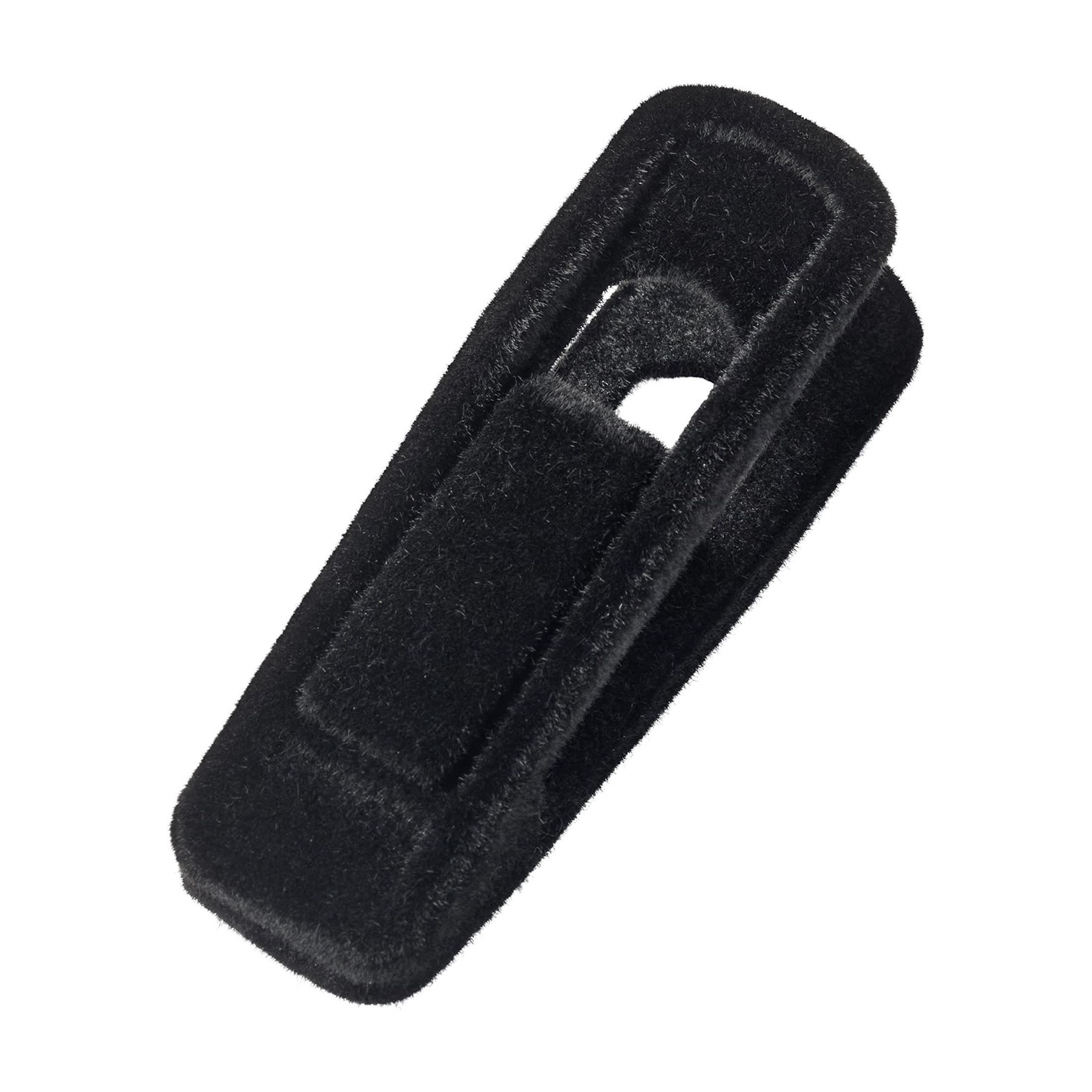 Better Homes & Gardens Velvet Hanger Clips, Non‑Slip Grip, Black, 20‑Count
