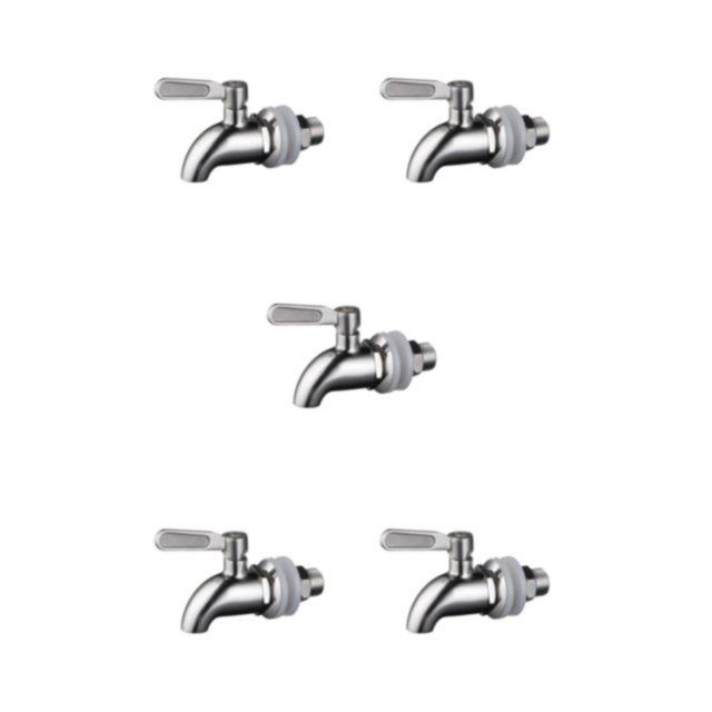 Maytalsory 1/2/3/5 Argent Fil Dia Buse Godet Résistant à la Corrosion et Robuste Robuste et Durable Inoxydable 12mm 5PCS
