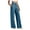 Navy, variant on Women Yogo Pants High Elastic Waist Athletic Wide Leg Pants Baggy Legging With Pockets