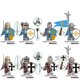 thumbnail image 1 of Set de 8 Figuras Medievales de Bloques – Caballeros de Jerusalén y Trípoli, Mini muñecos de construcción de ABS, Juguete de rol para niños, 1 of 9
