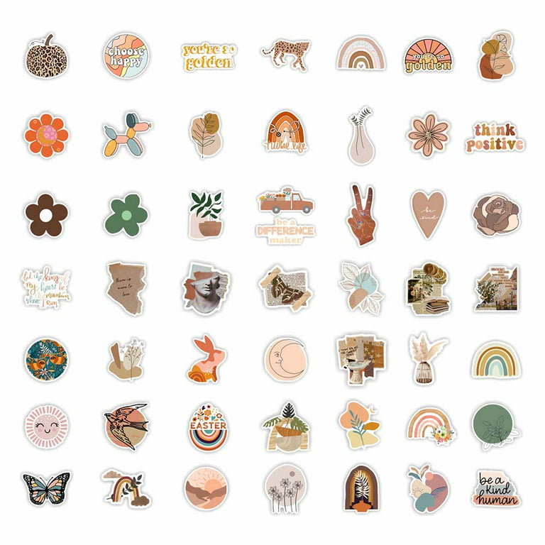Printable Stickers, Nude Aesthetic, Sticker Pack