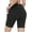 Black02, variant on CAMBIVO Womens High Waist Yoga Shorts for Bike Running With 3 Pockets,Black S