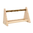 thumbnail image 5 of Parrot Play Wood Stand, Bird Play Stand Swing, Cage Accessories, Table Playstand Bird Perch for Parrot, Cockatiels Canaries Parakeets, Lovebirds without cup, 5 of 9