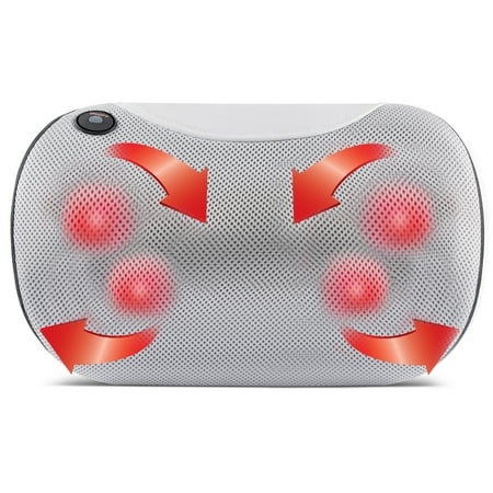 Belmint Shiatsu Pillow Massager with Heat for Back, Neck, and (Best Neck And Shoulder Massager)