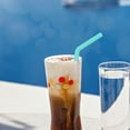 thumbnail image 5 of LHX 4 Pcs Smoothie Straw Straws Disposable Plastic Beverage Tube Anti-wrinkle Travel, 5 of 6