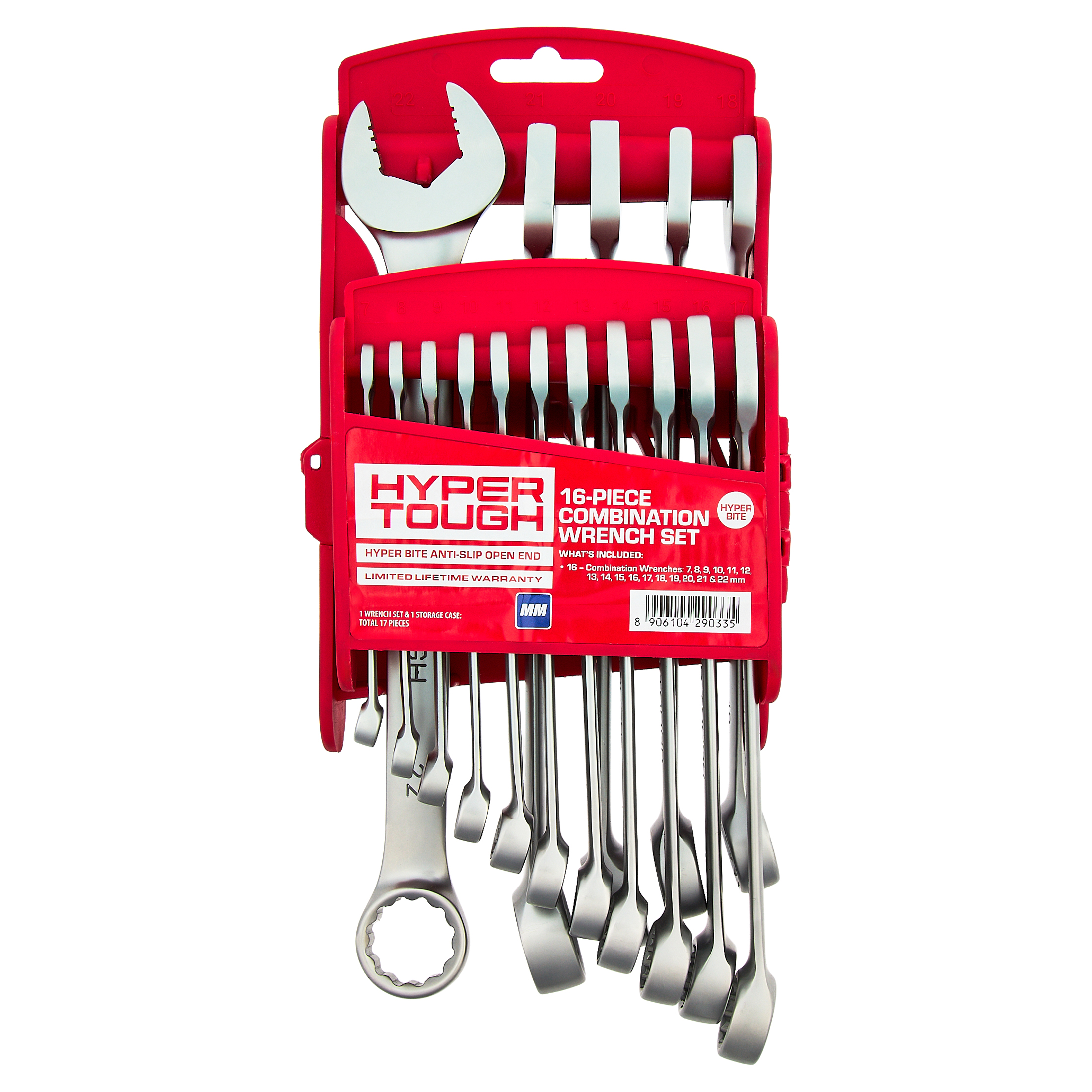 Hyper Tough 16-Piece Metric Combination Wrench Set photo 2