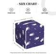 thumbnail image 4 of KLL Astronaut Rabbit Print Tissue Box Cover,Leather Tissue Holder Square Facial Tissue Case Facial Paper Organizer Dispenser for Bathroom, Vanity Countertop, 4 of 7